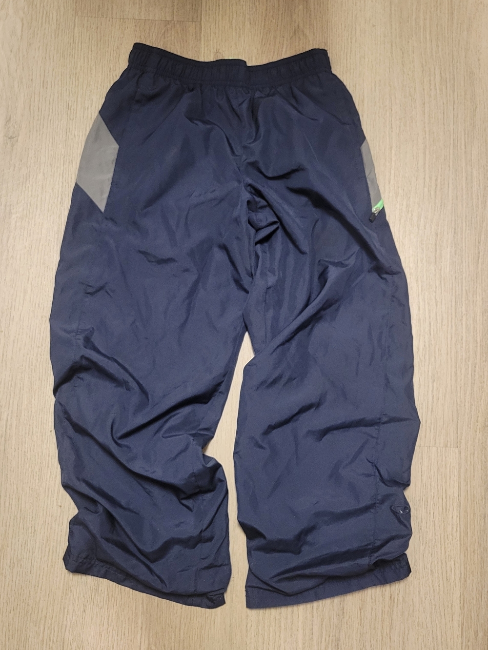 Champion Kid's Navy Track Pants with Gray Side Panels Size M (8-10)